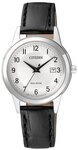 Citizen Solaruhr FE1081-08A, Armbanduhr, Damenuhr, Datum, Lederarmband