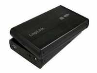 LogiLink Festplatten-Gehäuse ® Festplattengehäuse 3.5 Zoll, SATA, USB 3.0,...