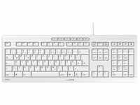 Cherry STREAM KEYBOARD (weiß/grau, DE-Layout, SX-Scherentechnologie) Tastatur
