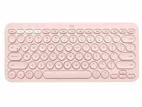 Logitech K380 Multi-Device Tastatur Bluetooth QWERTZ Deutsch Pink Tastatur