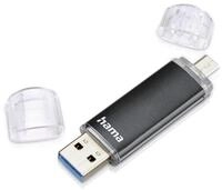 Hama Laeta Twin, USB 3.0 USB-Stick (USB 3.0, Lesegeschwindigkeit 40 MB/s)