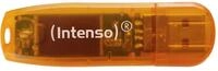 Intenso Rainbow Line 64 GB Orange USB 2.0 USB-Stick USB-Stick