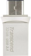 Transcend Transcend JetFlash&reg; 890 USB-Zusatzspeicher Smartphone/Tablet Silber...