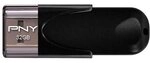 PNY Attach&eacute; 4 2.0 USB-Stick (USB 2.0, Lesegeschwindigkeit 25 MB/s)