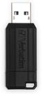 Verbatim Verbatim USB Stick 128GB Speicherstick Drive PinStripe schwarz USB 2.0