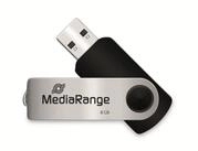 Mediarange MEDIARANGE USB-Stick MR908, USB 2.0, 8 GB USB-Stick