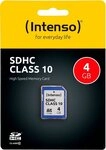 Intenso SDHC Class 10 Speicherkarte (4 GB, Class 10)