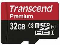 Transcend microSDHC-Karte 32GB Class 10 UHS-1 Speicherkarte