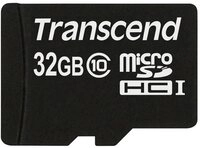 Transcend microSDHC Karte 32GB Class 10 ohne SD-Adapter TS32GUSDC10 Speicherkarte
