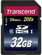 Transcend 32GB SDHC Karte Class 10 TS32GSDHC10 Speicherkarte