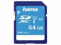 Hama SDXC 64GB Class 10 UHS-I 45MB/S (114944) Speicherkarte