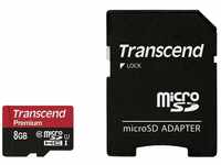 Transcend microSDHC-Karte 8GB Class 10 UHS-1 inkl. Speicherkarte (inkl....