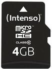 Intenso Intenso Speicherkarte microSDHC Card 4GB C10 Speicherkarte