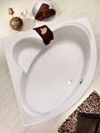 OTTOFOND Eckwanne Sardinia, (4-tlg), mit Sch&uuml;rze, Fu&szlig;gestell und...