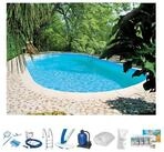 Clear Pool Ovalpool TAHITI (Set, 9-tlg), 800x400x150 cm