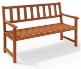 Casaria Bank Kensington, Akazie Holz Wetterfest 320kg Belastbar 120x90x58cm FSC&reg;