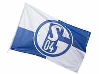 FC Schalke 04 Fahne FC Schalke 04 Hissfahne Karo 100x150cm / 150x250cm
