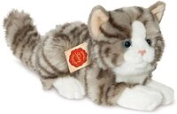 Teddy Hermann&reg; Kuscheltier Katze liegend, 20 cm, zum Teil aus recyceltem Material