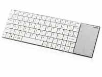 Rapoo E2710 Wireless-Tastatur (kabellos, Wireless via USB, Touchpad, Deutsches