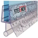 STEIGNER Duschdichtung 40cm Gerade PVC Ersatzdichtung f&uuml;r Dusche, L: 40 cm, (1