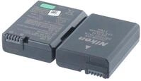 Akku f&uuml;r Nikon D5100 Li-Ion 7,2 Volt 1230 mAh grau Kamera-Akku
