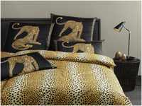 Elegante Gepard Pair schwarz (155x220+80x80cm)