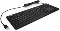 KEYSONIC KSK-6231 INEL - Wasserdichte Silikontastatur mit Tastatur...