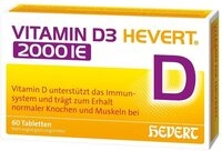 Hevert Arzneimittel VITAMIN D3 HEVERT 2000 I.E. Tabletten Tabletten, 60 St.