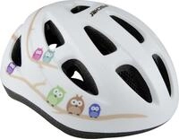 fischer Kinderfahrradhelm Fischer Fahrradhelm Kinder Eule S/M wei&szlig;