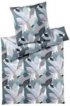 Elegante Bettw&auml;sche Night Garden, Mako-Satin, 2 teilig, angenehmes Hautgef&uuml;hl
