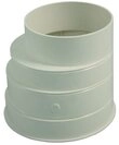 Marley Deutschland GmbH Bogenverbinder Marley Reduktion Rundrohr 125/100 mm, wei&szlig;