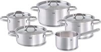 Fissler Topf-Set Family Line, Edelstahl 18/10 (Set, 9-tlg., 1 Bratentopf 20 cm, je 1
