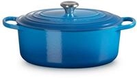 LE CREUSET Br&auml;ter Gusseisen-Br&auml;ter mit Deckel, Oval, Gusseisen, &Oslash; 31 cm,