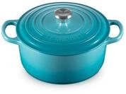 LE CREUSET Br&auml;ter Signature Gusseisen-Br&auml;ter, Gusseisen, &Oslash; 22 cm, Karibik,