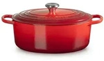 LE CREUSET Br&auml;ter Gusseisen-Br&auml;ter mit Deckel, Oval, Gusseisen, &Oslash; 31 cm,