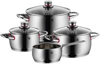 WMF Topf-Set Quality One 320, (3 x Kocht&ouml;pfe (16/20/24 cm) mit Deckeln, 1 x