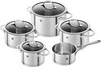 Zwilling Topf-Set Essence, Edelstahl 18/10 (Set, 9-tlg., je 1 Kochtopf &Oslash;...