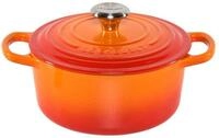 LE CREUSET Kochtopf Signature Br&auml;ter rund 18 cm ofenrot