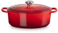 LE CREUSET Br&auml;ter Gusseisen-Br&auml;ter mit Deckel, Oval, Gusseisen, &Oslash; 27 cm,