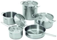 Bartscher Topf-Set Kochtopf-Set 4 T&ouml;pfe mit Deckel und 1 Pfanne, Kaltgriffe,