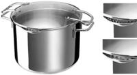 Beka Gem&uuml;setopf, Edelstahl, Induktion, mit Glasdeckel, Abgie&szlig;funktion