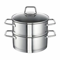 SCHULTE-UFER Dampfgartopf Wega, Edelstahl (Set, 1-tlg), Sp&uuml;lmaschinengeeignet,