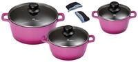KING Topf-Set, Aluminiumguss (Set, 6-tlg., 1x Kochtopf &Oslash; 16 cm, 1x Kochtopf &Oslash;...