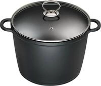 KING Kochtopf, Aluminiumguss, mit keramischer Innenbeschichtung, &Oslash; 24 cm, 7 Liter,
