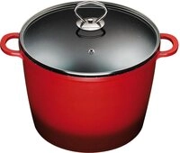 KING Kochtopf, Aluminiumguss, mit keramischer Innenbeschichtung, &Oslash; 24 cm, 7 Liter,