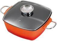 KING Br&auml;ter 7L Aluguss, Aluminiumguss (1-tlg), mit Glasdeckel und Aromaknopf,