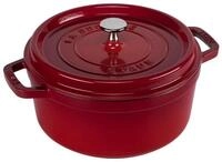 Staub Auflaufform La Cocotte 24cm rund, Kirsch-rot, Gusseisen, Gusseisen
