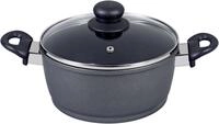 Karl Kr&uuml;ger Fleischtopf Aluguss Fleischtopf mit Glasdeckel Potsdam 24 cm, (1-tlg)