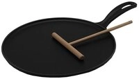 LE CREUSET Bratpfanne Cr&ecirc;pespfanne 27 cm Classic Collection schwarz