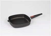 WOLL Bratpfanne Guss-Pfanne 28 cm eckig Titanium Nowo